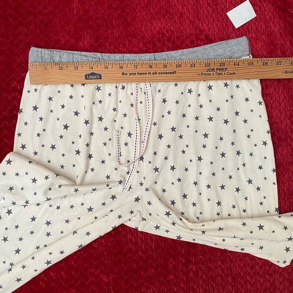 Kensie Stars Print Pajama Only Pants Ivory women’s size M - Picture 6 of 10